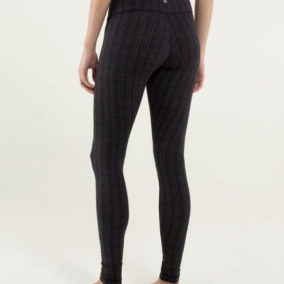 Lululemon Wunder Under Leggings, Grey/Black, 8 - Picture 2 of 10